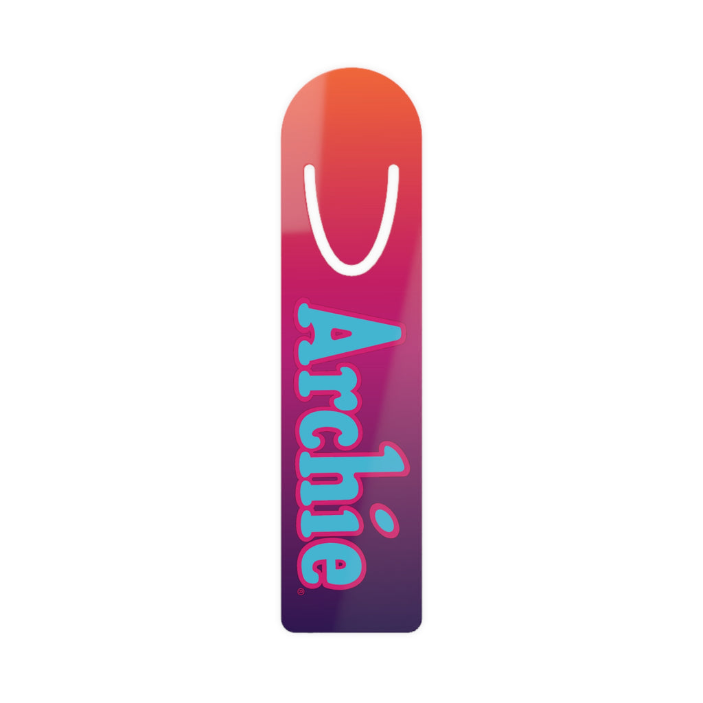 Archie Logo Sunset Metal Bookmark — Retro Comic Book Gift – Archie Comics