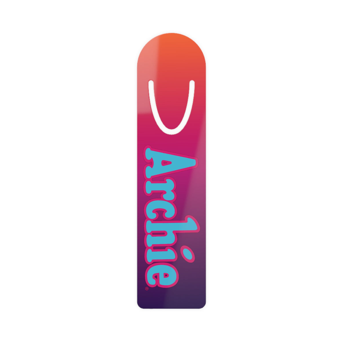 Archie Logo Sunset Metal Bookmark — Retro Comic Book Gift – Archie Comics