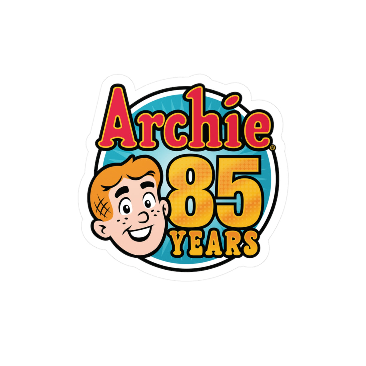 Archie Andrewes Archie 85th Anniversary Kiss-Cut Vinyl Decals featuring Archie Andrews ...