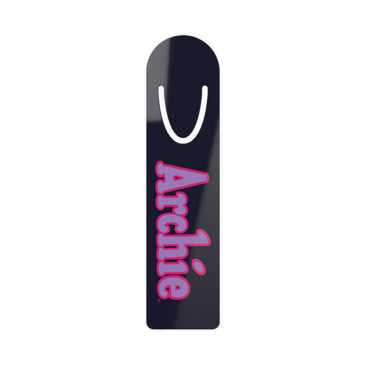 Archie Logo Navy Blue Metal Bookmark — Retro Comic Book Gift – Archie ...