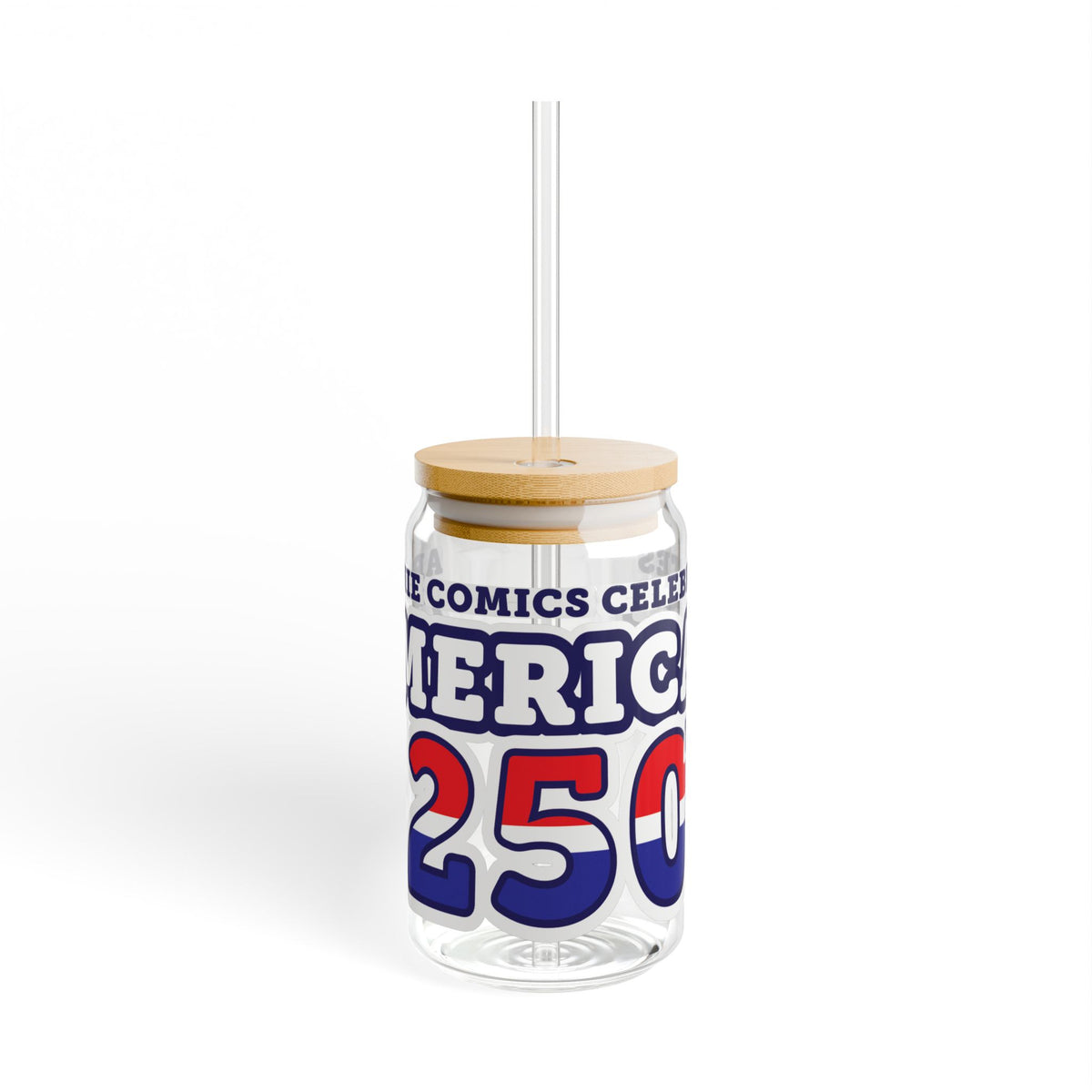Archie Comics Celebrates America's 250th Logo Design Glass Sipper, 16o