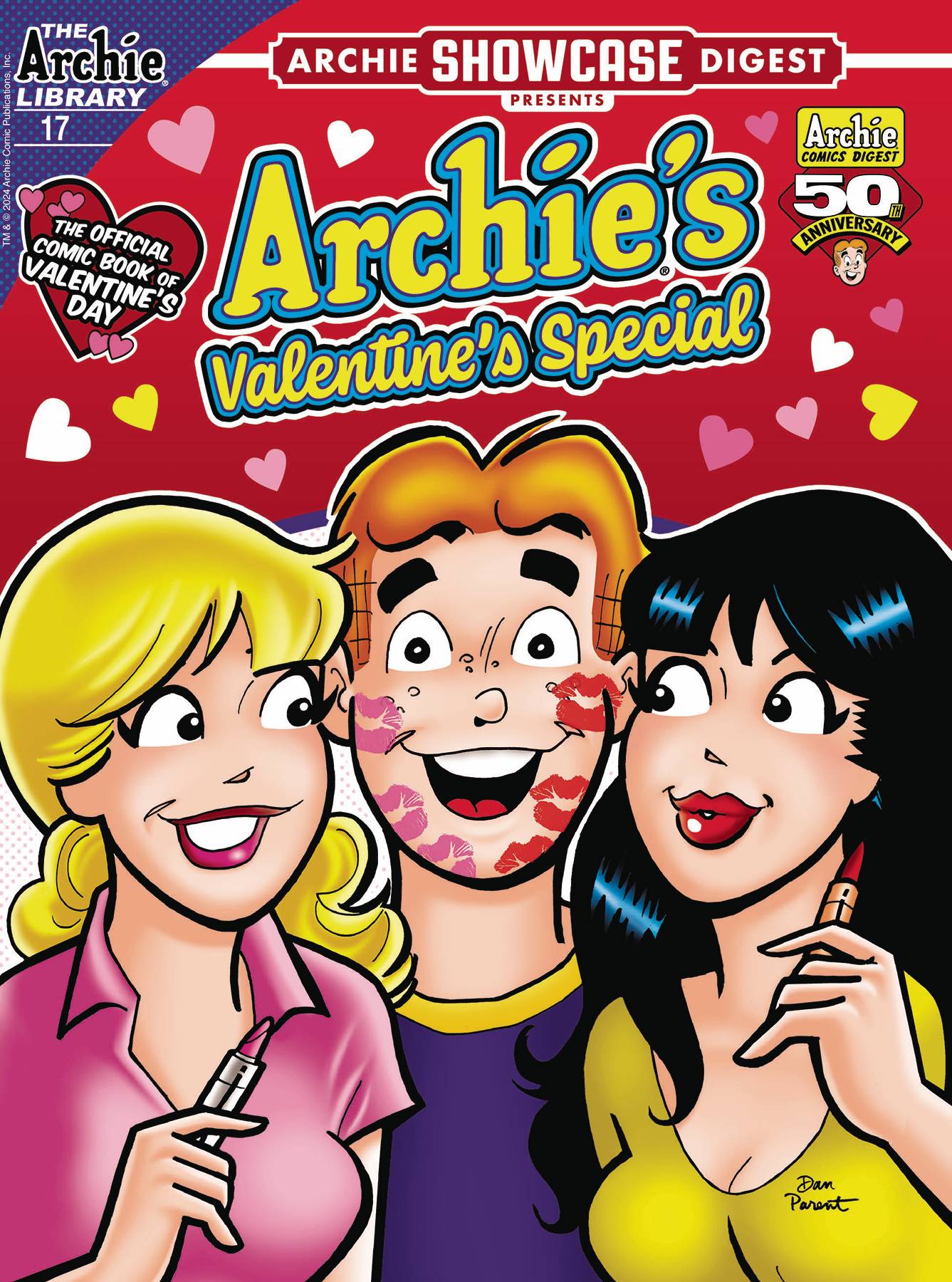 Red Archie's Archie Showcase Digest #17: Archie's Valentine's Special – Archie Comics