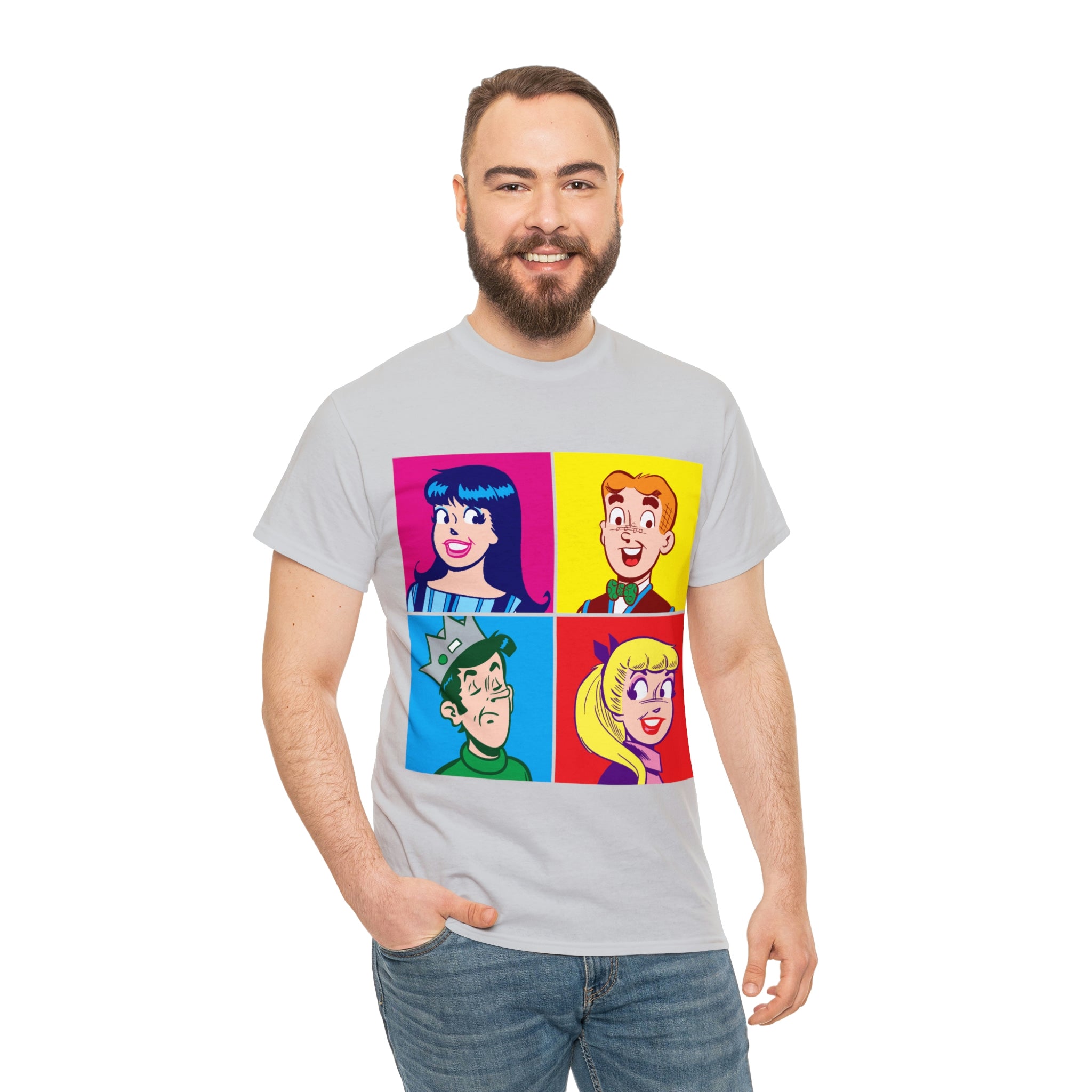 Archie Graphics Pop Art Archie Graphic T-Shirt (Unisex Heavy Cotton Tee) featuring Arc ...