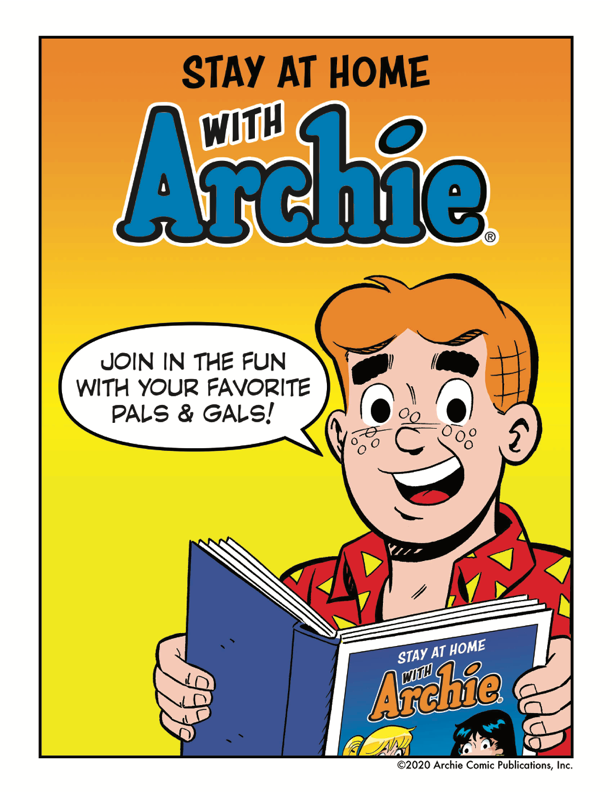 Stay at Home with Archie Activity Pack #1 (FREE Instant Printable PDF ...